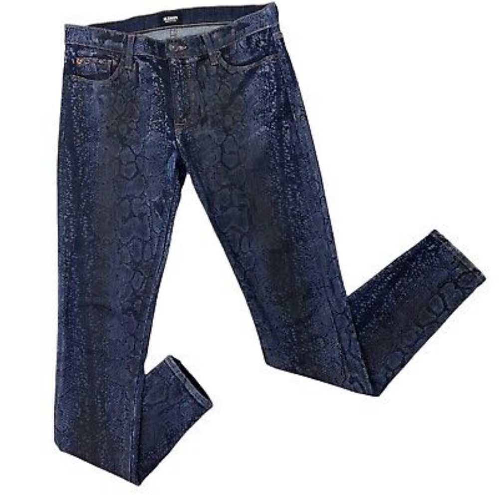 Hudson Jeans Snakeskin Print Denim Size 25